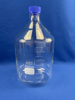 Laborflasche Gewindeflasche 5000 mL 5 L Schott Duran Laborglas Labor