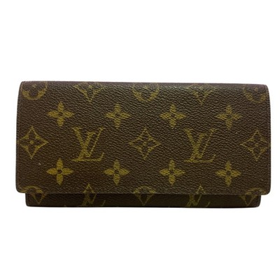 LOUIS VUITTON M61820 Porte Circle Bifold Long Wallet Monogram Brown GZl1inho