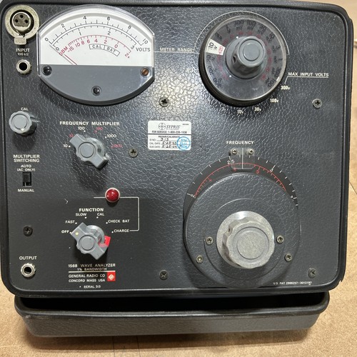 General Radio 1568-A Wave Analyzer 1% Bandwidth, Excellent Condition