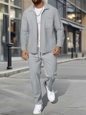 Mens Sweatsuits 2 Piece Sport Tracksuit Jogger Sweat Suits Jogging Outfits