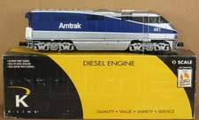 K-Line K2403-0461 Amtrak F59PHI Surfliner Diesel Engine w/TMCC/RS O-Gauge LNIB