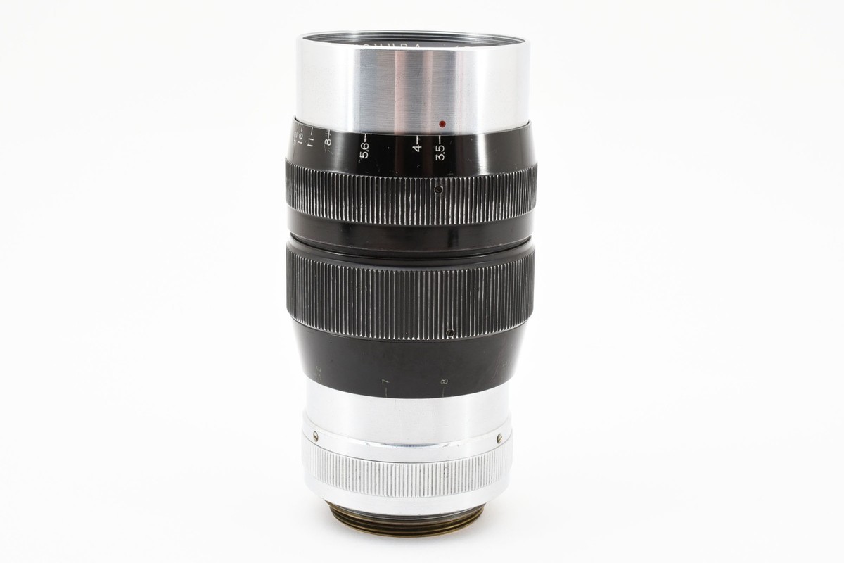 【良品+】Sankyo Koki KOMURA 105mm F3.5 L39Mt Exc+5] Sankyo koki KOMURA 105mm f/3.5 L39 Screw Mount MF