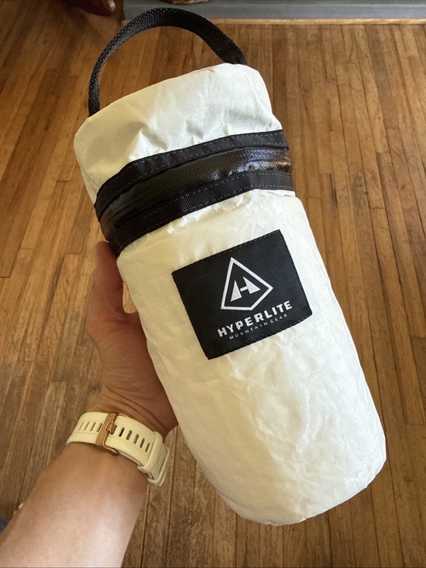 Hyperlite Mountain Gear White Dyneema Insulator Water Bottle Thermos Holder New!