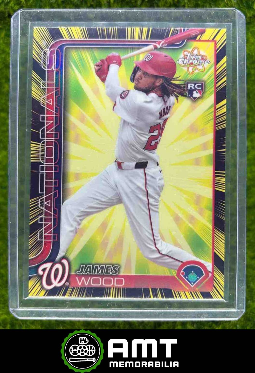 2025 Topps Chrome #RR-7 James Wood Radiating Rookies Washington Nationals RC