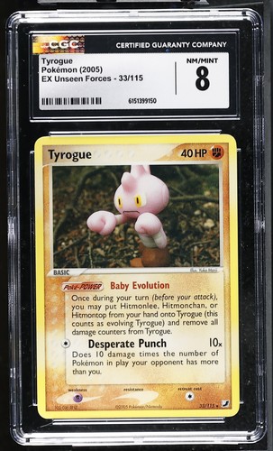 Tyrogue graded CGC 8 for sale on eBay