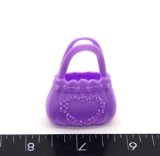 Purple Purse Accessory Part No Doll Handbag Bag Fashion Clothes