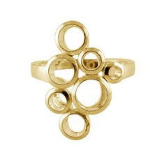 Semi Mount 5MM Round Shape Cabusion Cut Ring Sterling Silver Jewelry