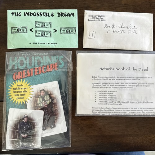 The Impossible Dream A Bill Pryor Creation/Poor Charlie R-Bike Dia +2 Tricks