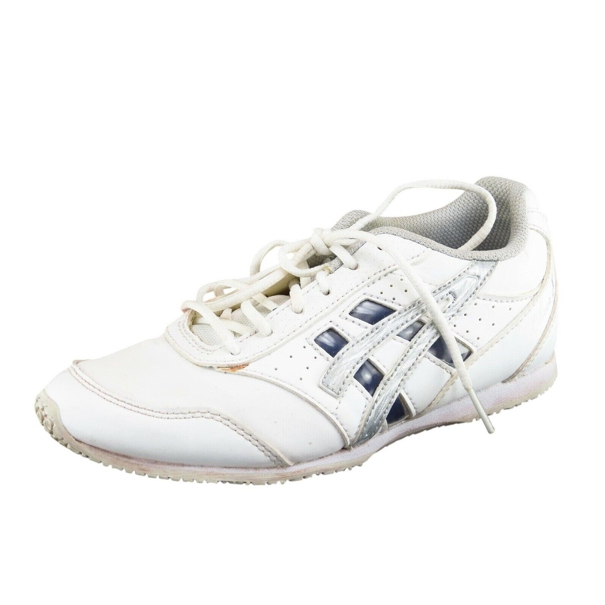 Asics Cheer 8 Youth Girls Shoes Sz 1 M White Synthetic