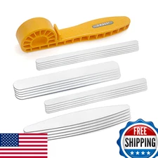 OWDEN 21-Pc Metal Stamping Tool Kit 20 Alum Bracelet Blanks 4 Sizes Bending Bar