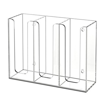KOTEMON Acrylic Cup and Lid Holder, 3 12.2''L x 4.13''W x 8.0''H, Clear