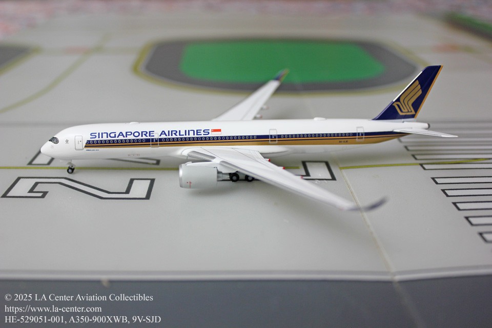 Herpa Wings Singapore Airlines Airbus A350-900XWB New Color