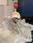 Starbucks Bearista Bear 14 fl oz Glass Pink Drink Cup w/ Lid & Straw — photo 1