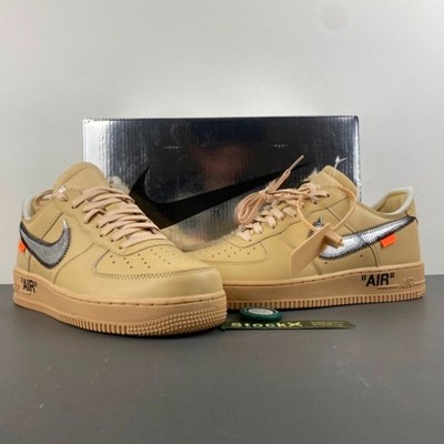 FD6900-200 Off-White x Nike Air Force 1 Low  Sesame  Size 13