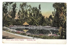 Mirror Lake - Smiley Heights - Redland California - Postcard