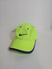 Neon Nike Hat Cap Strap Back Youth Size 4-7 100 Polyester Outdoors Kids