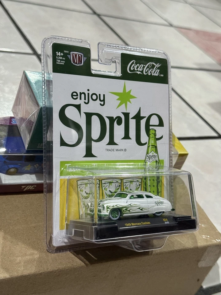 Chase!!! M2 Machines Coca-Cola Enjoy Sprite 1949 Mercury Custom A54 24-61 - Image 2 of 4