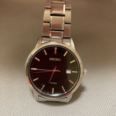SEIKO QUARTZ DATE 6N42-00F0 100m メンズ Seiko 6N42-00G0 Analog