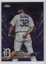 2018 Topps Chrome Purple Refractor 155/299 Michael Fulmer #176 3q5