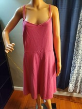 Old Navy Pink Elastic Back Stretch Jersey Knit Dress Size XL "NWT"