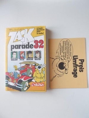 ZACK PARADE Taschenbuch 32 + Beilage Fragebogen Koralle Verlag 1973-1981