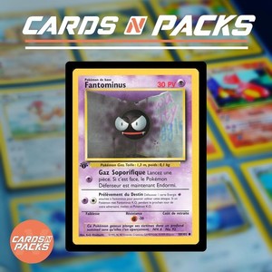 Carte Pokemon Fantominus 50/102 Set de Base Edition 1 NM-Mint