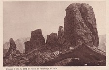 Postcard - Clinque Torri M. 2362 al Passo di Falzarego (62)