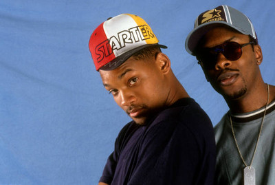 Rap duo DJ Jazzy Jeff The Fresh Prince appear in a portrait taken - Old Photo 8