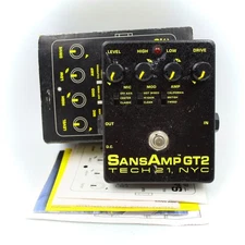 TECH21 SansAmp GT2 With Original Box Made in USA Power Supply Use Only 124922