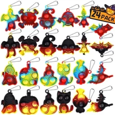 PICcircuit Halloween Party Favors for kids Pop Fidget Toys Bulk It Multicolor