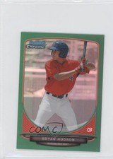 2013 Bowman Chrome Minis Green Refractor 75/75 Bryan Hudson #307 3i6