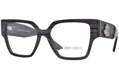 Jimmy Choo JC3032B 5063 Eyeglasses Frame Women's Striped Black