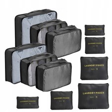 12-teilig Kofferorganizer Packing Cubes Schuhtaschen Packwürfel für Reise Urlaub