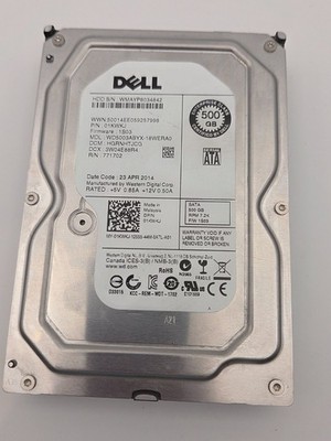 Dell 01KWKJ 1KWKJ 500GB 7200RPM 3Gbps SATA 3,5'' LFF Festplatte WD5003ABYX