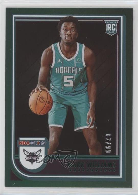 2022-23 Panini NBA Hoops Rookies Green 2/99 Mark Williams #245 0nr3