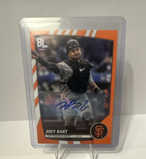 Topps 2023 Big League Joey Bart Electric Orange Foil Auto #160 Giants