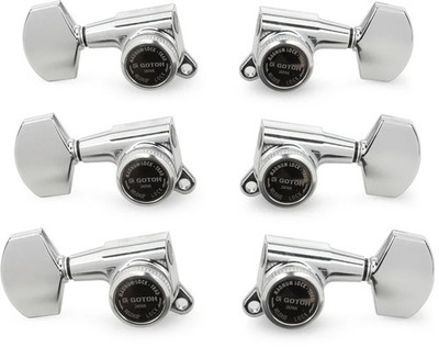 Gotoh SG381-01 MG-T Locking Tuners - 3+3 Chrome