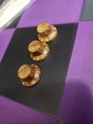 3 Zebrawood Knobs Push on Numbered Hat Style 6mm or CTS F Strat Knob — photo 6