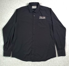 DIXXON Performance Bamboo Shirt Men's Size 2XL Tall 2XLT Black Long Sleeve LOGO