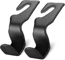 Leather Car Purse Holder Hook For Vehicle Storage 2 Pack Black Leather Car Purse Holder Hook For Vehicle Storage 2 Pack Black