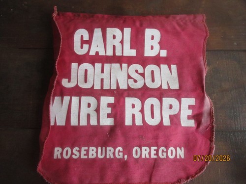 VTG Red Safety Caution Flag for Semi Truck Load Carl B. Johnson Wire Rope Oregon