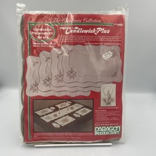 Vintage paragon needlecraft. Candlewick Placement Kit set Of 4 . 1987.