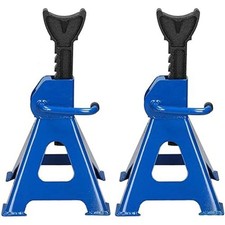 2PCS Axle Stands 3 Ton Jack Stands 11.4-17in Adjustable Steel UK Stock