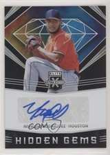 2020 Panini Elite Extra Edition Hidden Gems Black Nivaldo Rodriguez Auto v9t
