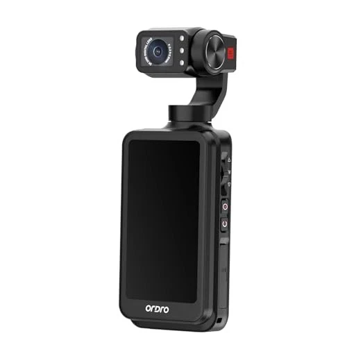 Ordro M5 5K Handheld Gimbal Camera 3.5" Touchscreen IR Night Vlog Cam New Black - Image 2 of 4