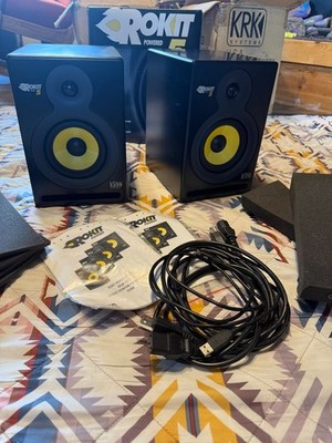 KRK Rokit 5 Powered Studio Monitors. Lightly used