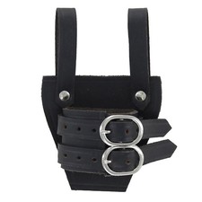 Genuine Leather Sword Frog: Handmade Adjustable Medieval Hanger for Belts