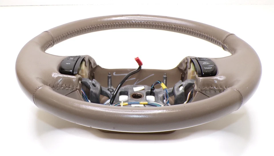 Volante Ford Excursion 99-07 F250 F350 Superduty cuero marrón tostado F-250 Foto 2 de 4