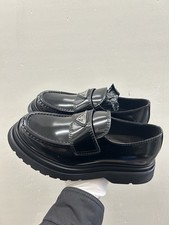 Prada Leather Triangle Logo Loafers, Chunky Lug Sole 40 EU 6 UK 10 US Moc X16