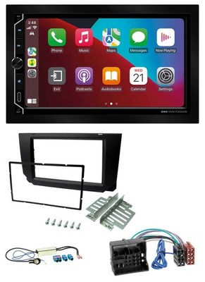 ESX 2DIN DAB USB MP3 Bluetooth Car Stereo for Seat Ibiza 2017-2021 Black